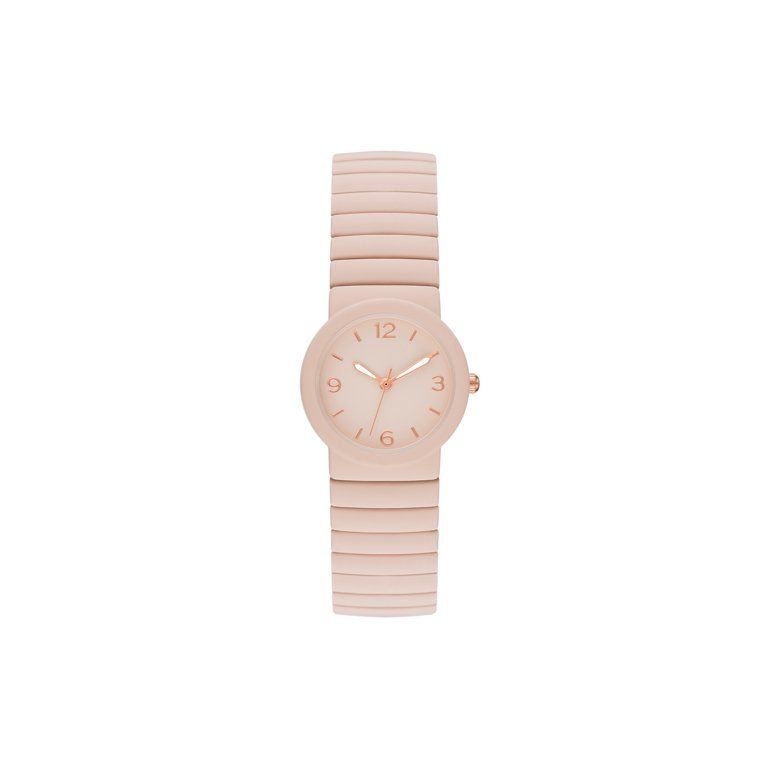 Time and Tru Ladies' Watch with Light Pink Case, Pink Dial and Pink Expansion Band | Walmart (US)