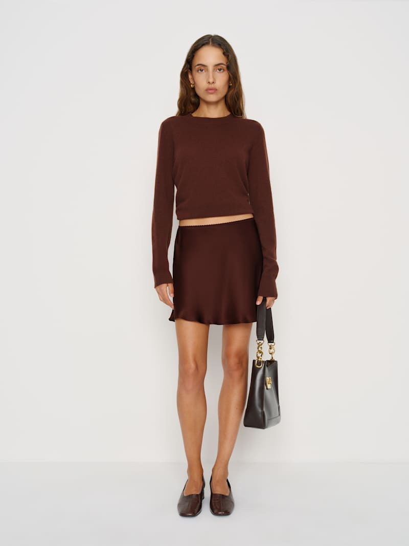 Brandy Silk Skirt | Reformation (Global)
