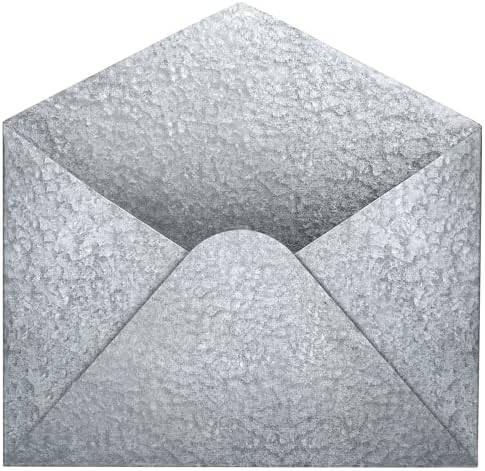 Everydecor Galvanized Metal Envelope for Wall Hanging - Mail Holder Decor Piece for Indoor and Ou... | Amazon (US)