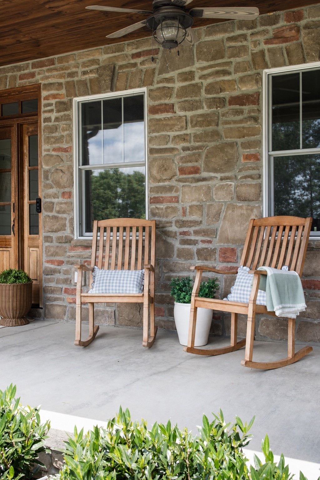 #AD Wayfair Verified Teak rockers from @Wayfair
I’ve had these for 4 years and still going strong. 
#WayfairVerified #WayfairPartner #wayfair

#LTKSeasonal #LTKHome #LTKdayinmylife #LTKdayinmylife #LTKSeasonal #LTKHome