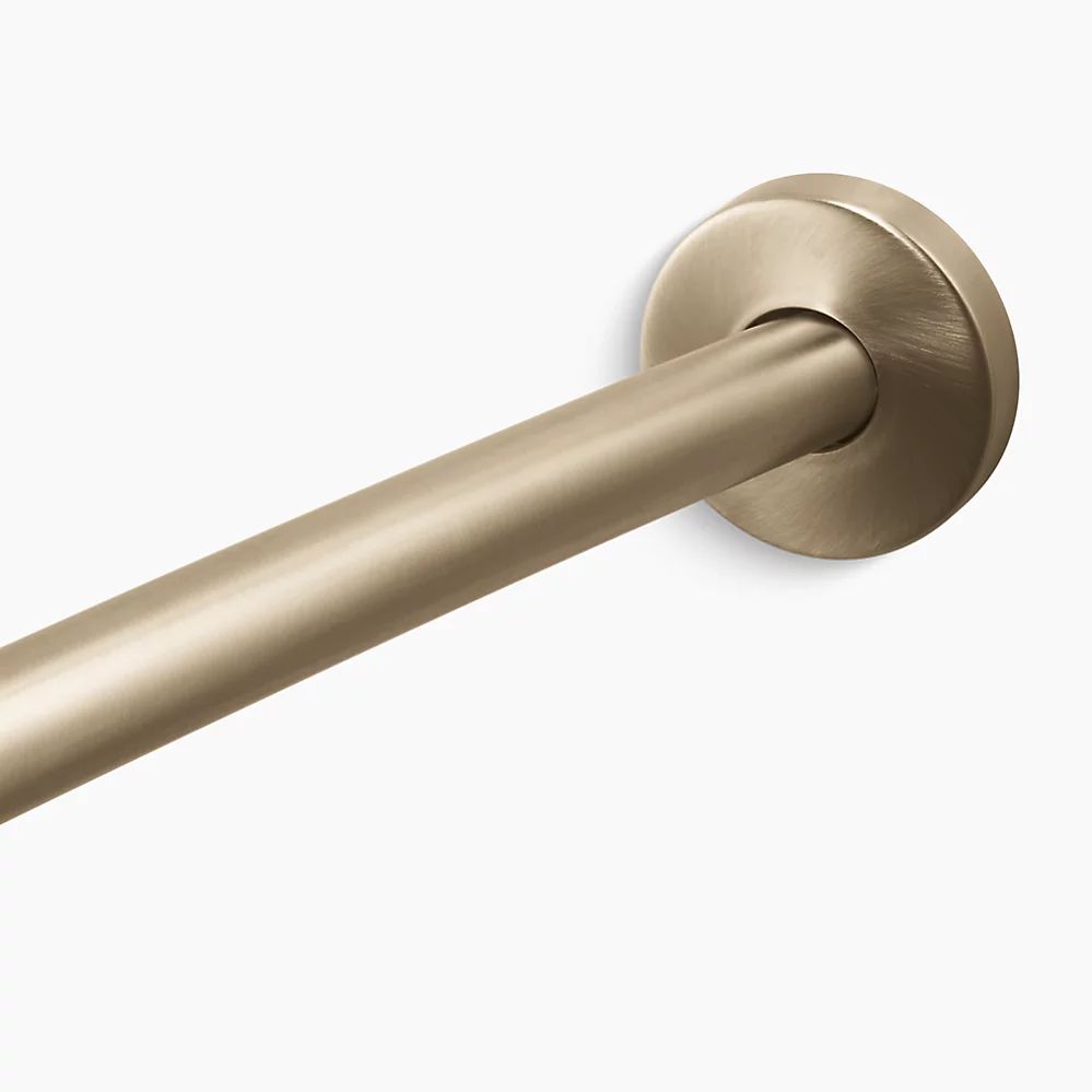 Contemporary design curved shower rod | Kohler