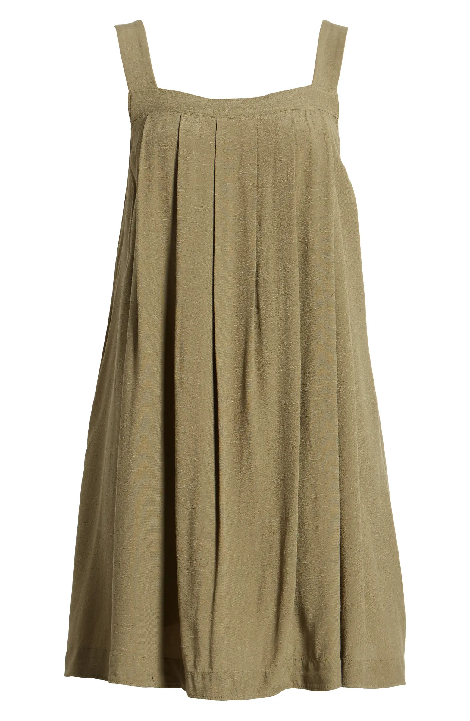 Treasure & Bond Pleated Sleeveless Shift Minidress | Nordstrom | Nordstrom