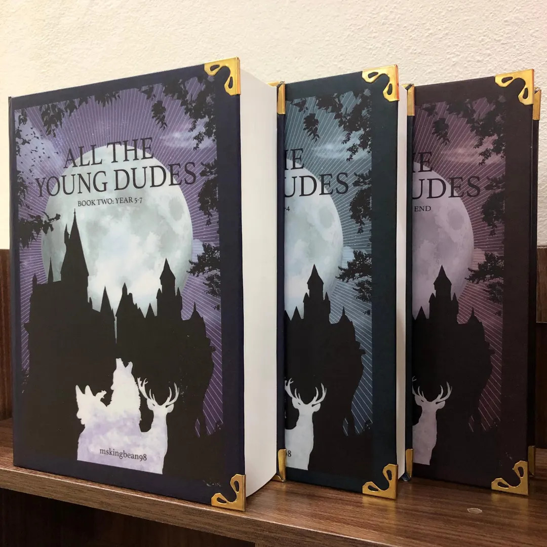 All the Young Dudes by Mskingbean89 Hardcover Books . Set of 3 Books - Etsy | Etsy (US)