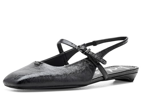 Circus NY by Sam Edelman Women's Elara Slingback Flat, Black, 6 | Amazon (US)