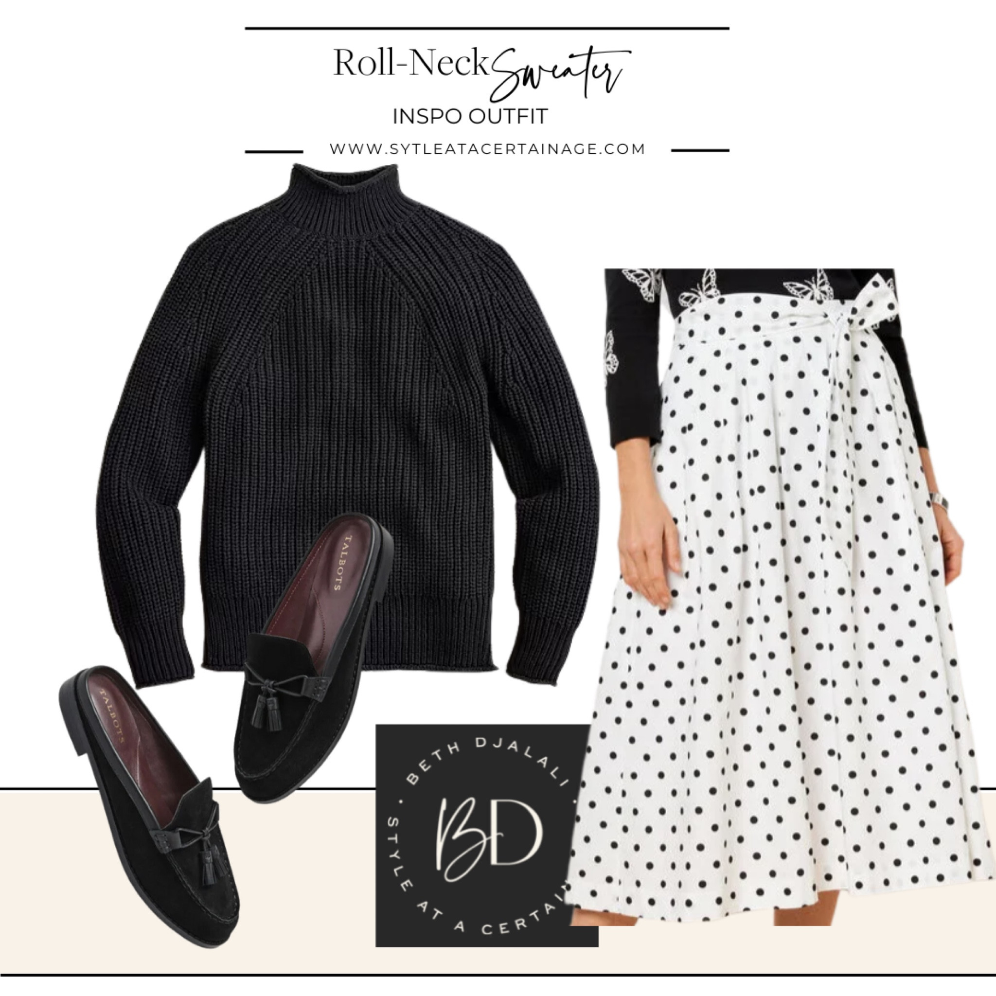 JCrew roll neck sweater inspiration outfit

#LTKSale #LTKFind