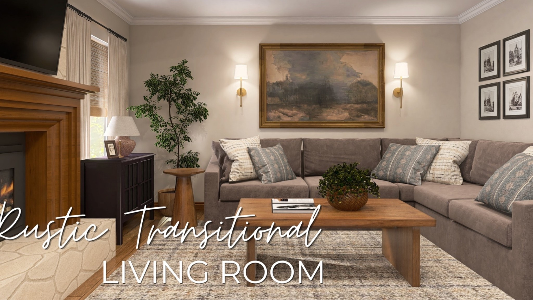 Designed by Brandy
Rustic Transitional Living Room

#LTKmomlife #LTKSeasonal #LTKHome
