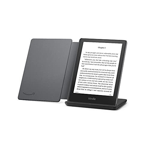 Kindle Paperwhite Signature Edition Essentials Bundle including Kindle Paperwhite Signature Edition (32 GB), Fabric Cover - Black, and Wireless Charging Dock | Amazon (US)