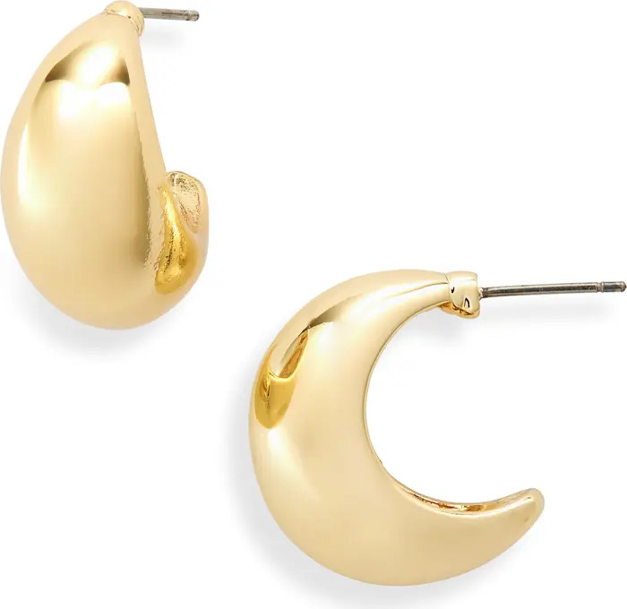 Waterproof Chubby Tapered Hoop Earrings | Nordstrom Rack