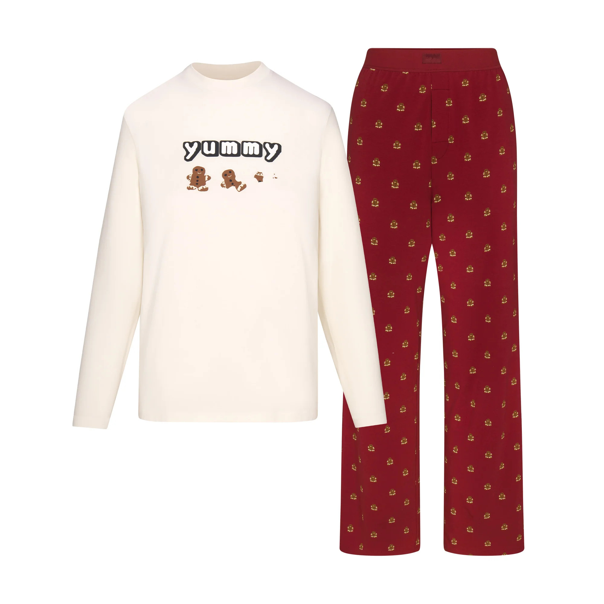 BOYFRIEND LONG SLEEVE SET | SKIMS (US)