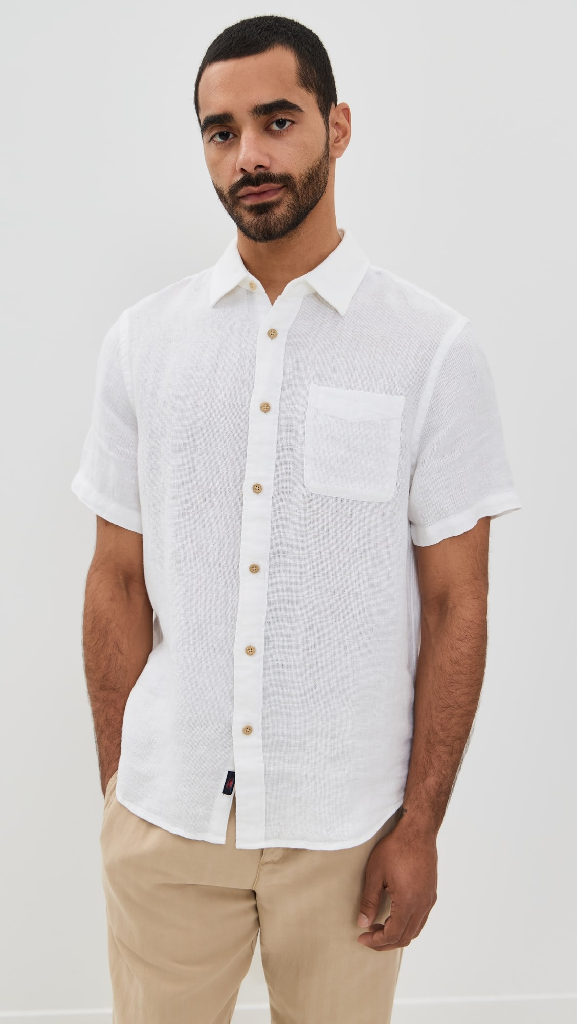 Palma Basketweave Linen Shirt | Shopbop