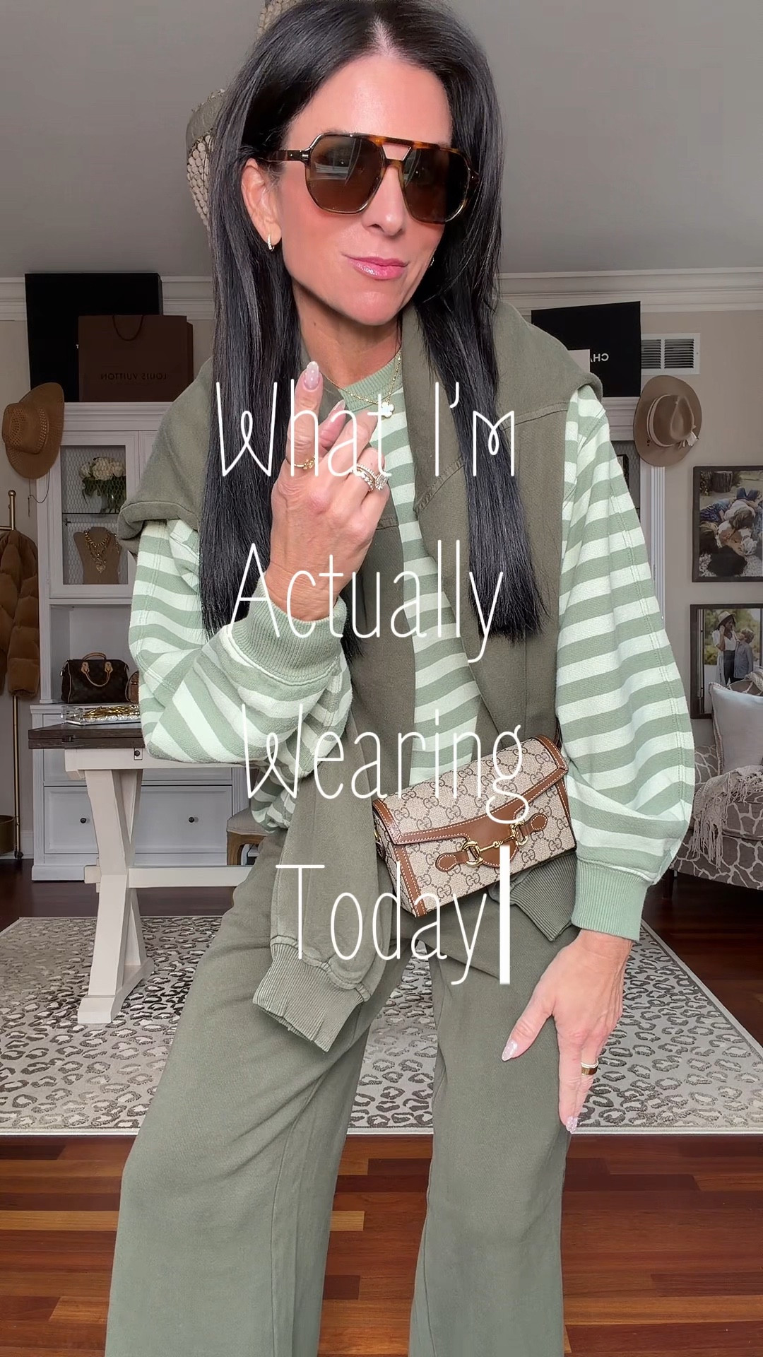 What I’m actually wearing today as an over 40 work from home mom of 3
XS pants and striped sweatshirt
Medium collared sweatshirt 

#LTKootd #LTKOver40 #LTKspringtrends
