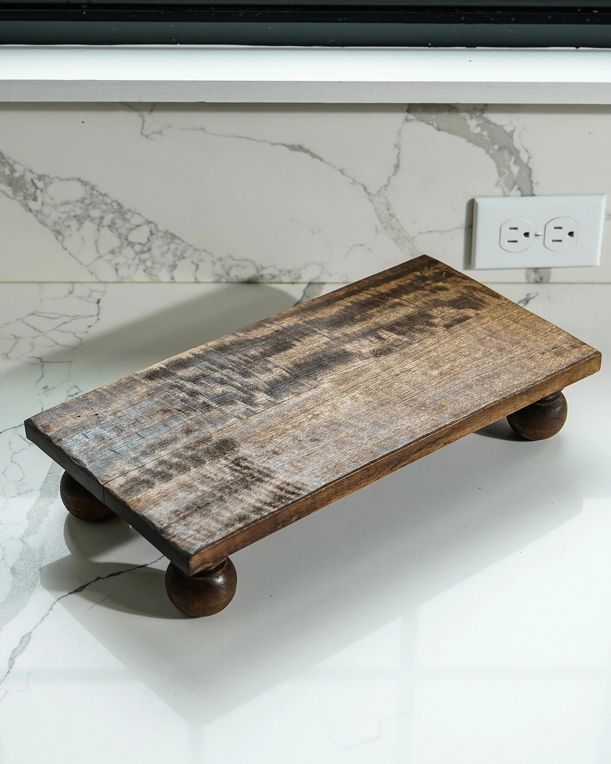 Eisley Long Wood Tray | MJHome