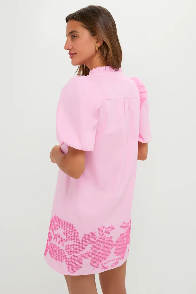 Pink Embroidered Mini Mimi Dress | Tuckernuck (US)