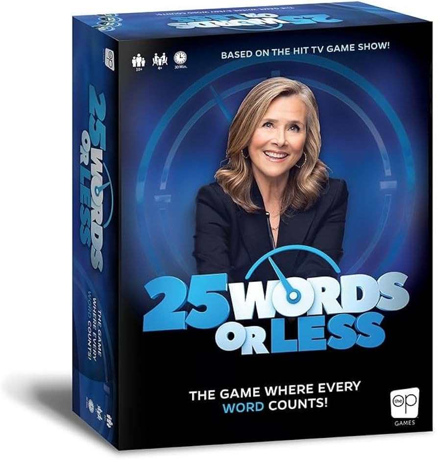 USAOPOLY 25 Words or Less | Fast-Paced Word/Friends & Family Board Game | Based on Popular TV Gam... | Amazon (US)