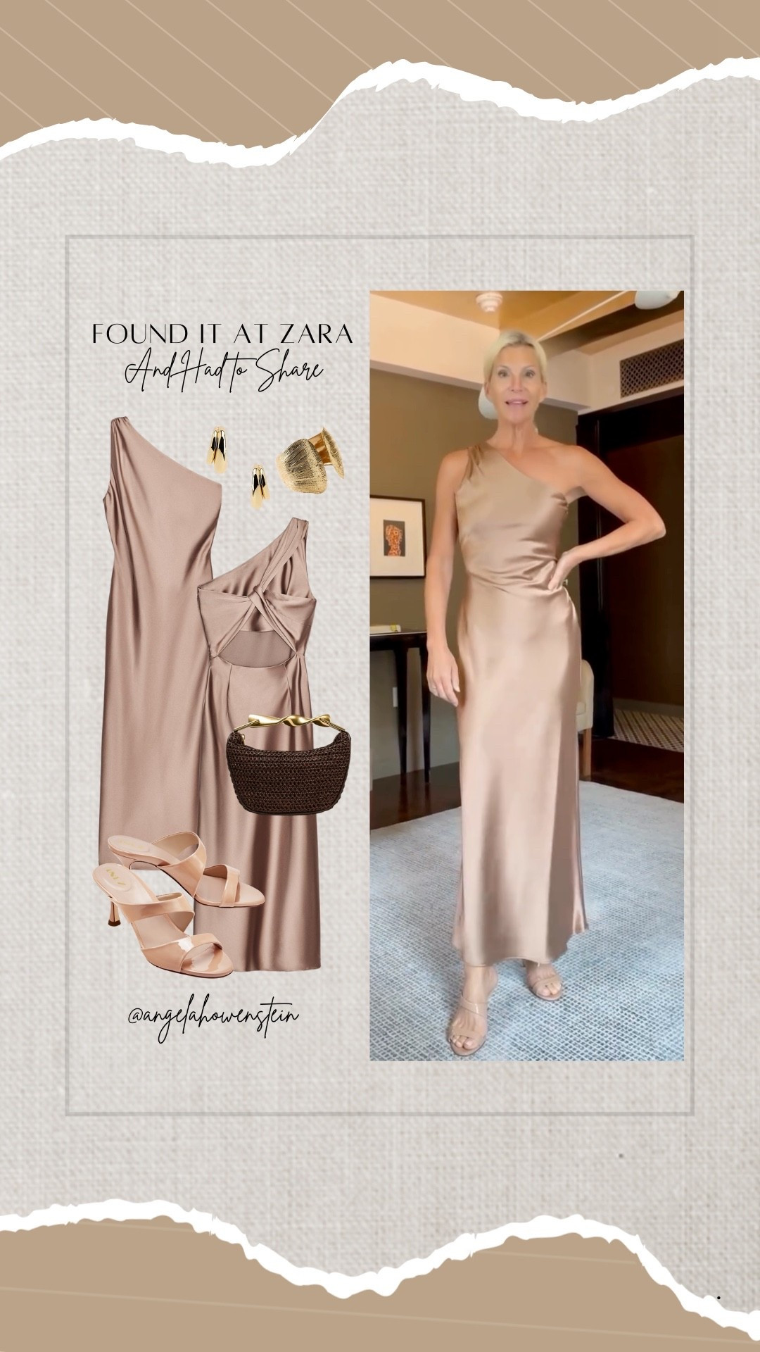 Couldn’t believe this dress was Zara! Sleek satin, one-shoulder detail, and under $100—it looks and feels so much more expensive.

#zara #falloutfit #eveningdress

#LTKStyleTip #LTKShoeCrush #LTKItBag