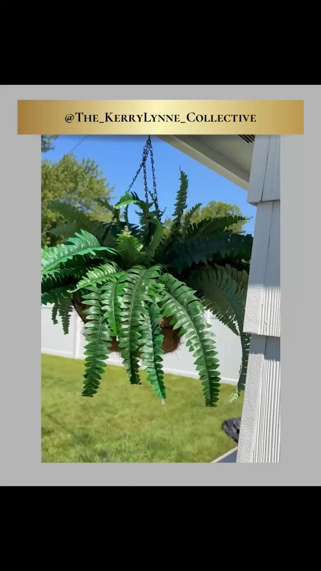🌿 Porch Refresh 🌿

One of my favorite ways to instantly elevate an outdoor space? Lush greenery that looks beautiful all season long. ✨

This faux fern is full, vibrant, and incredibly realistic—bringing the perfect touch of greenery to a porch, patio, front entry, or backyard entertaining space. The best part? No watering, no maintenance, and it stays looking fresh from spring through fall.

If you’re looking for an easy way to create that cozy, curated outdoor feel, this is a must-have addition to your outdoor décor lineup. 💚

Note: basket & fern purchased separate- linking ferns with baskets too!