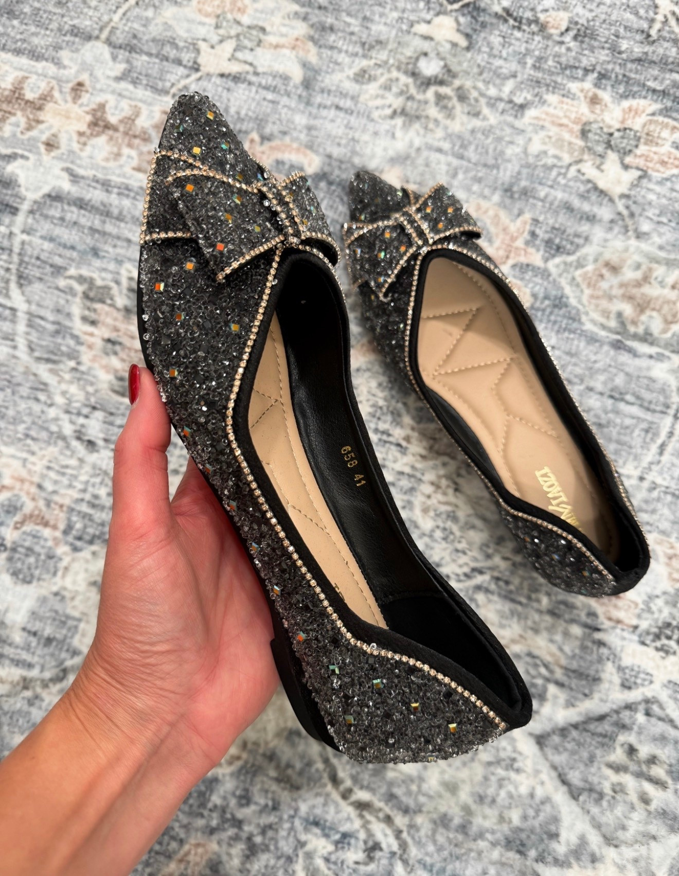 If heels aren’t for you, these flats are just as pretty. ✨ 
Size down if between sizes 

#LTKShoeCrush #LTKHoliday #LTKSeasonal