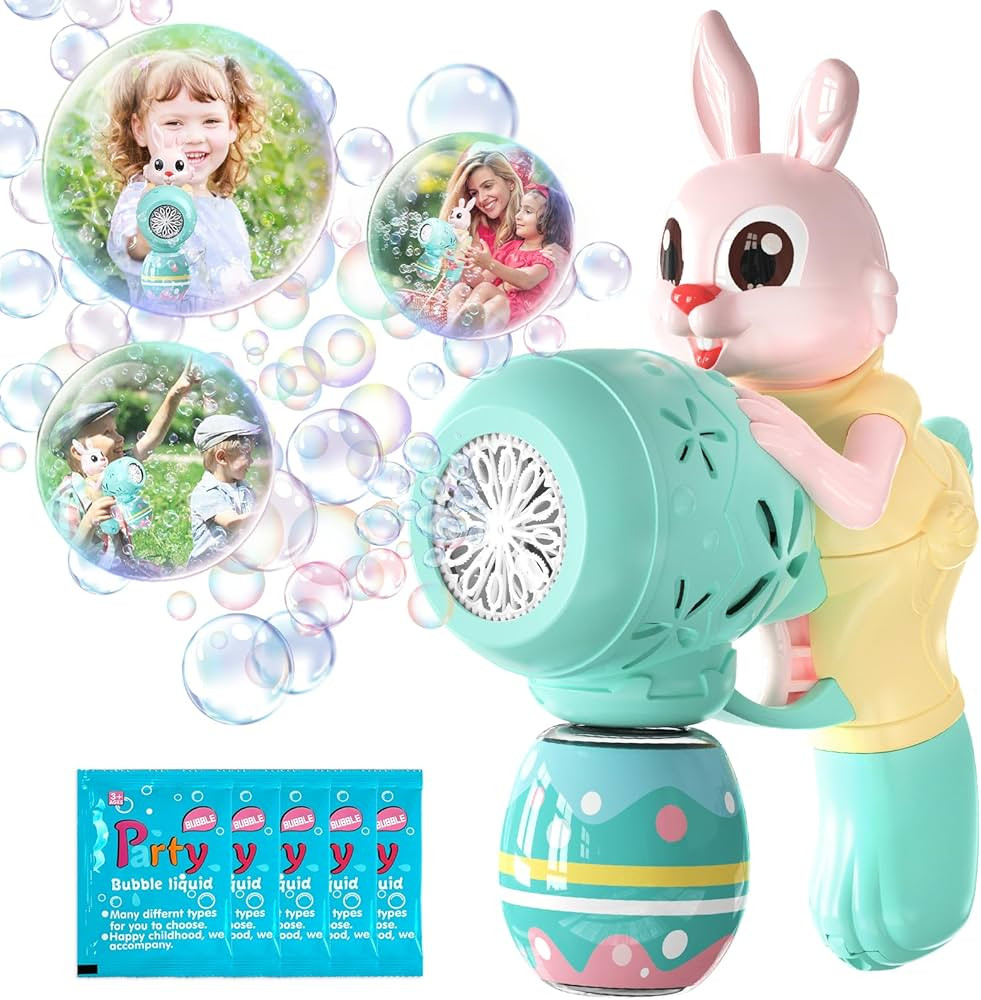 Easter Basket Stuffers Rabbit Bubble Toys for Toddlers 1-3,Easter Egg Fillers,Outdoor Activities ... | Amazon (US)