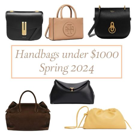 Handbags under $1000 for spring 2024 🌷🌸💕🌺❤️ 

#LTKitbag #LTKover40 #LTKstyletip