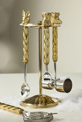 New York City Ballet Nutcracker Bar Tools, Set of 4 | Anthropologie (US)