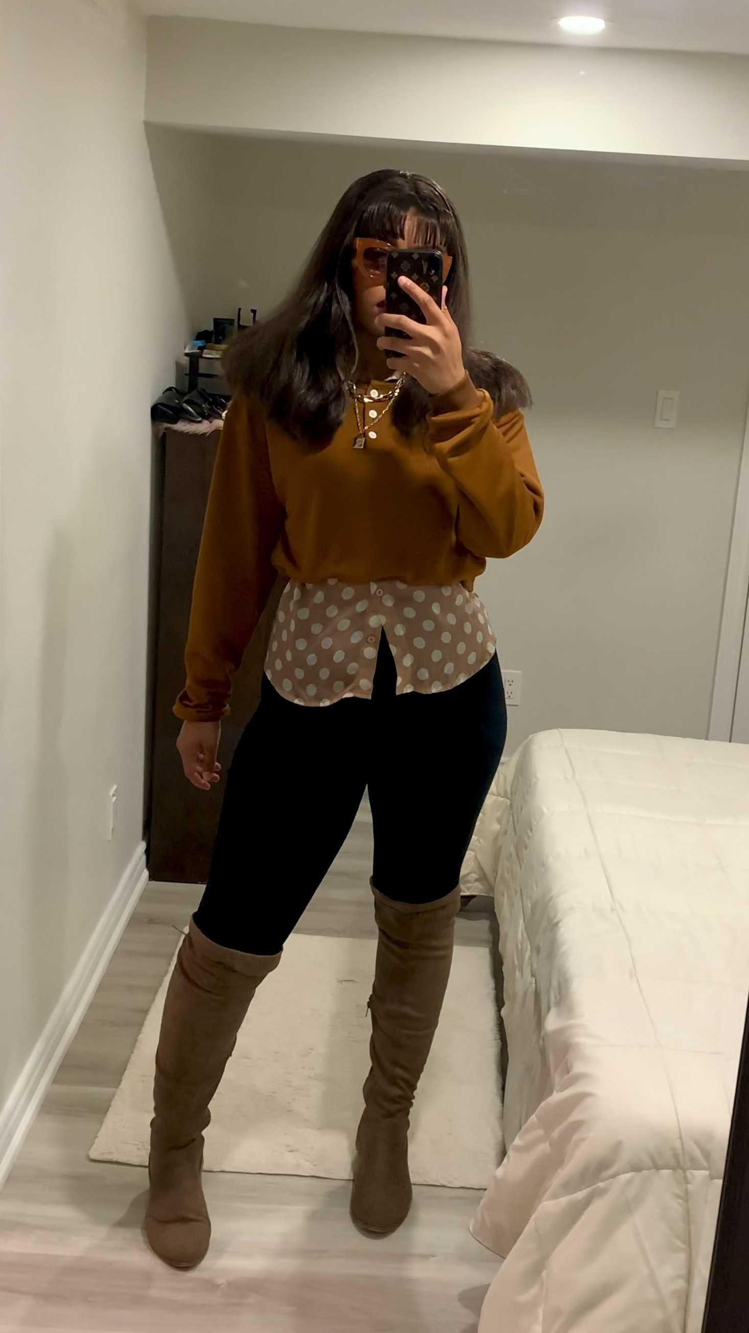 Fall Outfit
Brown and black 
How to style black leggings 

#LTKstyletip #LTKautumn #LTKcanada