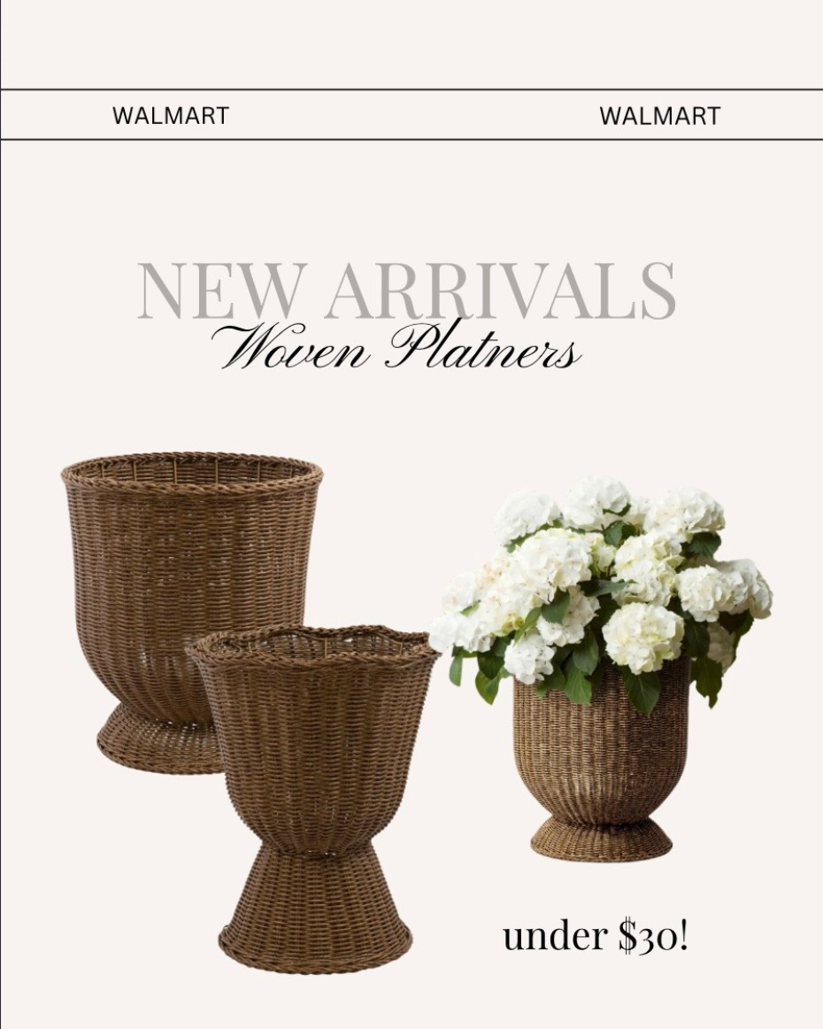 NEW woven planters at Walmart under $30! 

#wovenplanters #planters #walmarthome #walmartpatio #walmarthome #outdoor #patio #homerefresh #patiorefresh 

#LTKSeasonal #LTKHome #LTKdayinmylife