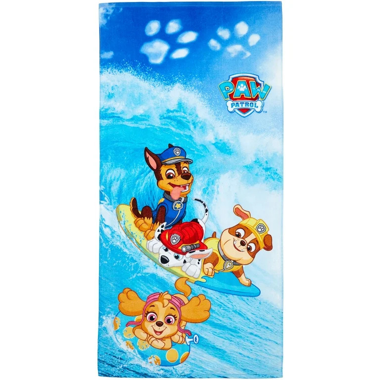 PAW Patrol Cotton Kid's Beach Towel, 28" X 58" | Walmart (US)