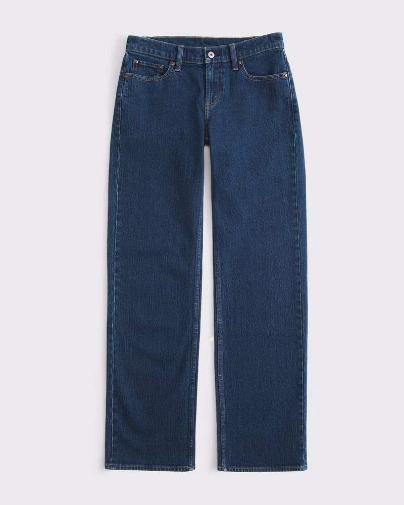 Curve Love Low Rise 90s Relaxed Jean | Abercrombie & Fitch (US)