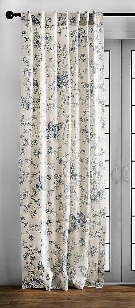 Maison d' Hermine Jouy Paradis 100% Cotton Curtain One Panel for Living Rooms Bedrooms Offices Ta... | Amazon (US)