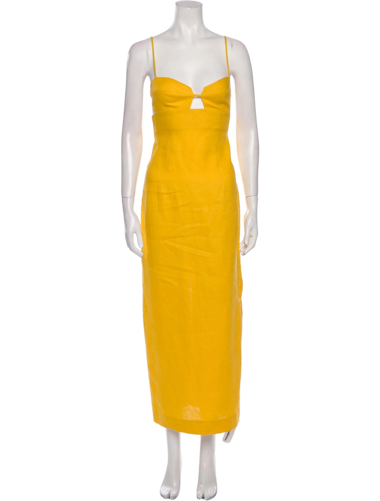 Linen Midi Length Dress w/ Tags | The RealReal