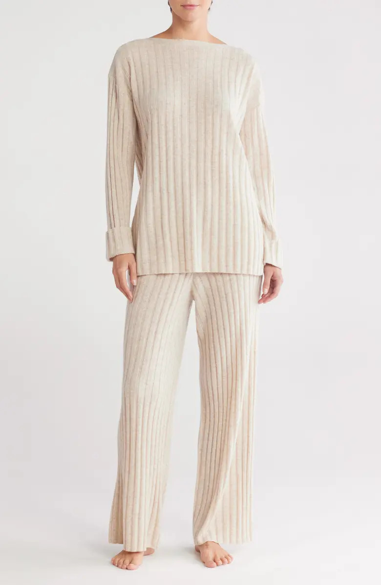 Ribbed Cashmere Lounge Set | Nordstrom