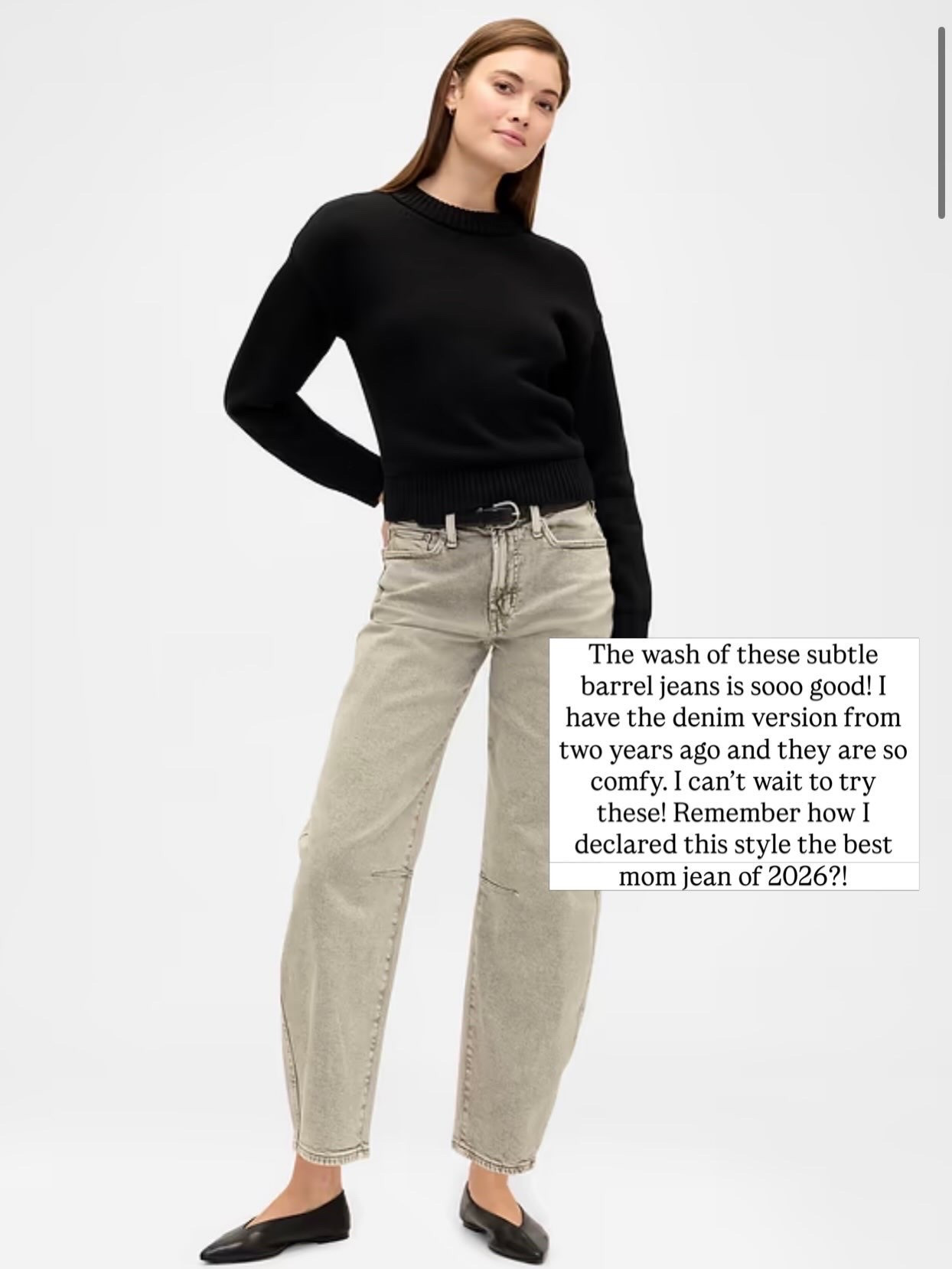 The wash on these subtle barrel jeans is perfect!

#LTKSaleAlert #LTKgrwm #LTKmomlife