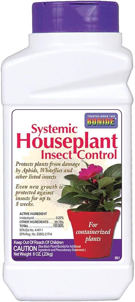 Bonide Systemic Houseplant Insect Control, 8 oz Ready-to-Use Granules for Indoors and Outdoors, P... | Amazon (US)