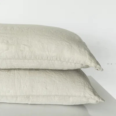 Classic Linen Bedding Linen Pillowcase Set | Wayfair North America