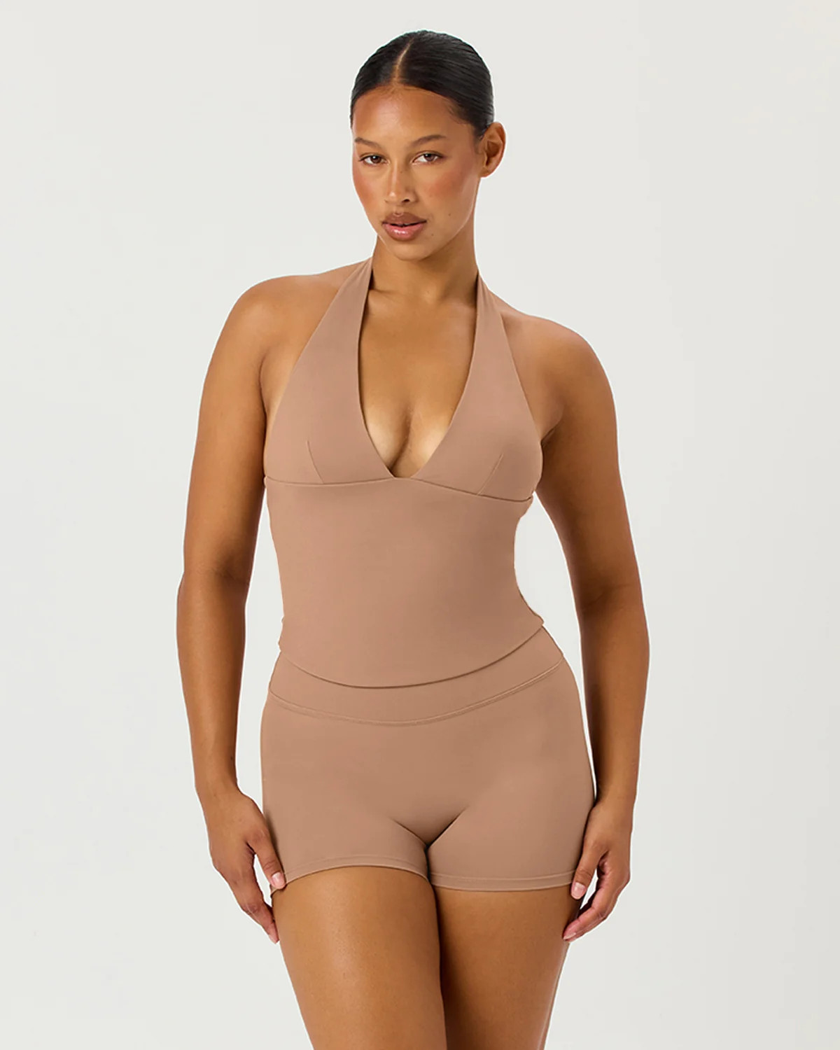 Freedom Halter Tank | Toffee | Crop Shop Boutique US