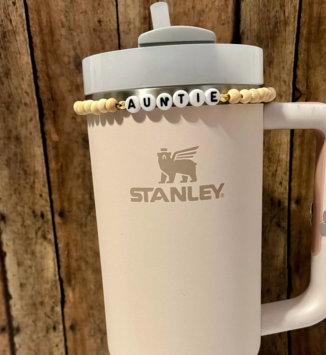 Stanley Cup Personalized Letter Charm Stanley Accessories Custom Initial  Charm Name Tumbler Handle Water Bottle Jewelry Gold Gift for Her 