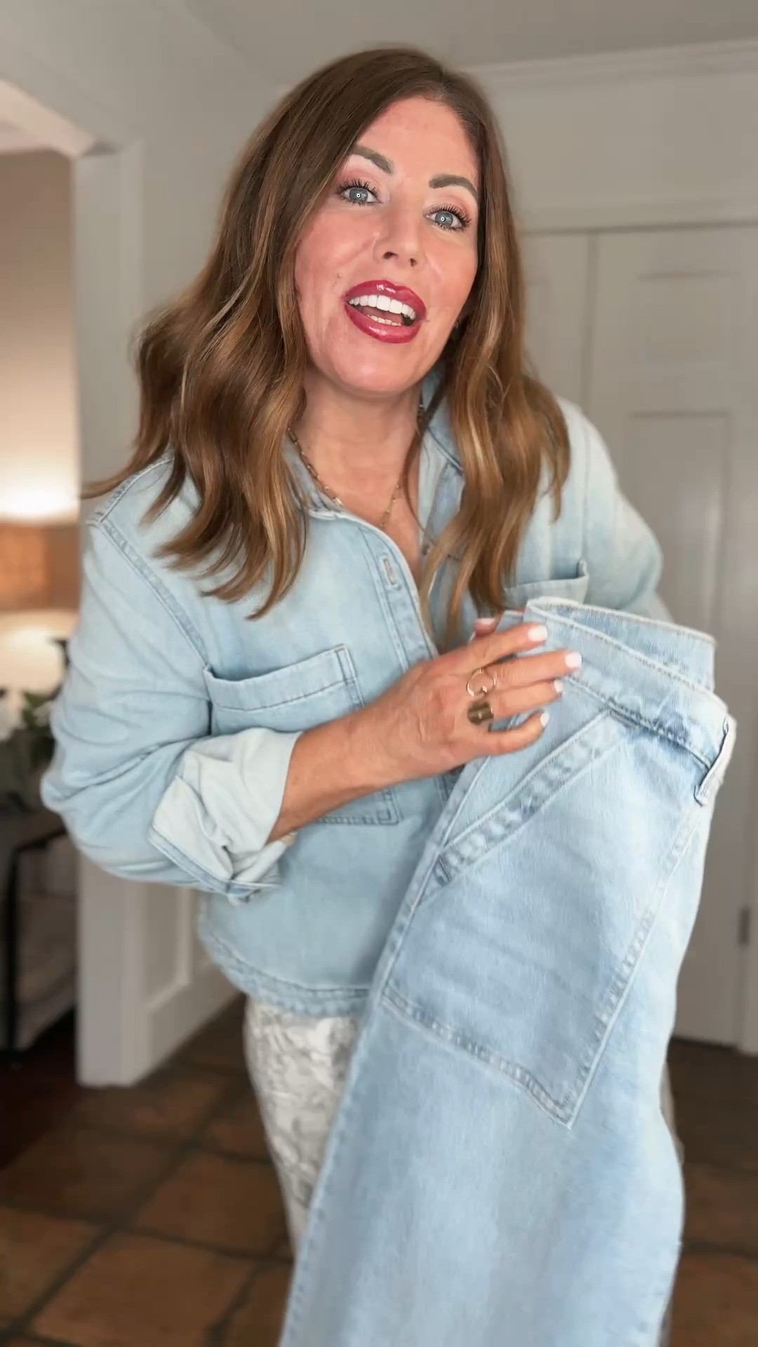 two pairs of pants that are identical to abercrombie & madewell, but they are from walmart and they're under $30

viral camo cargo pants in this new camo print & they now come and length the options. I am wearing a medium long. $16.98. 

These jeans fit identical to my Madewell jeans. I love the cargo style pockets. They're super flattering with the perfect amount of stretch and so comfy they come in several colors and they're under $27. I'm wearing a size 8.

Dark blue camp style shirt is also from Walmart under $20. I'm wearing a large.

White tank is also from Walmart. I'm wearing a medium.

Light blue denim vest is from Amazon. I'm wearing a large.

Cropped denim shirt is no longer available that I will link some similar options

White T-shirt is from aerie/size medium
Orange T-shirt is from aerie/size medium

 

 

#LTKootd #LTKOver40 #LTKSaleAlert