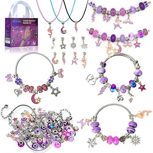 Girls Toys Age 6-8,Jewelry Bracelet Making Kit For Girls,5 6 7 8 9 10 Year Old Girl Birthday Gift... | Amazon (US)