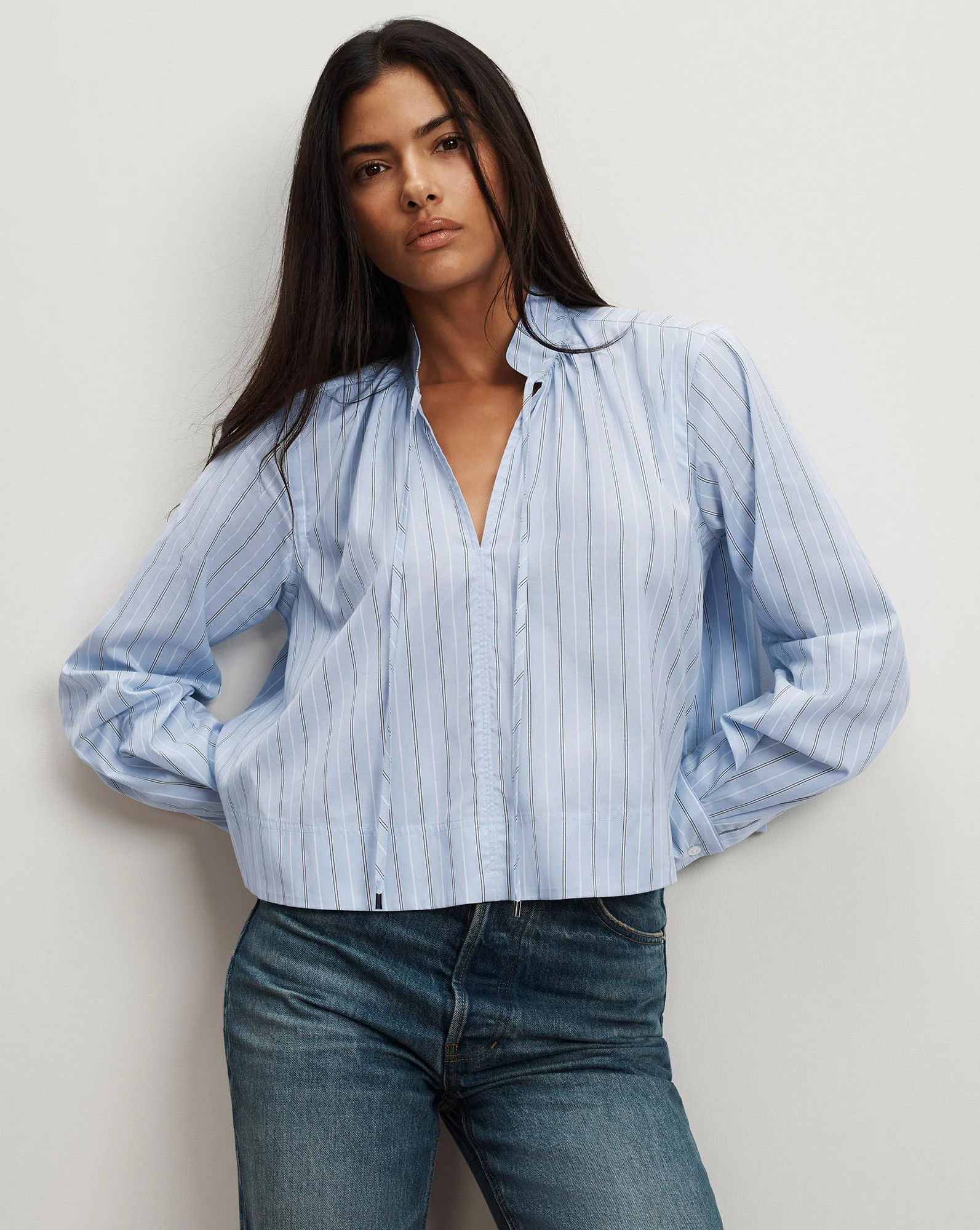 Kaits Striped Blouse | Veronica Beard
