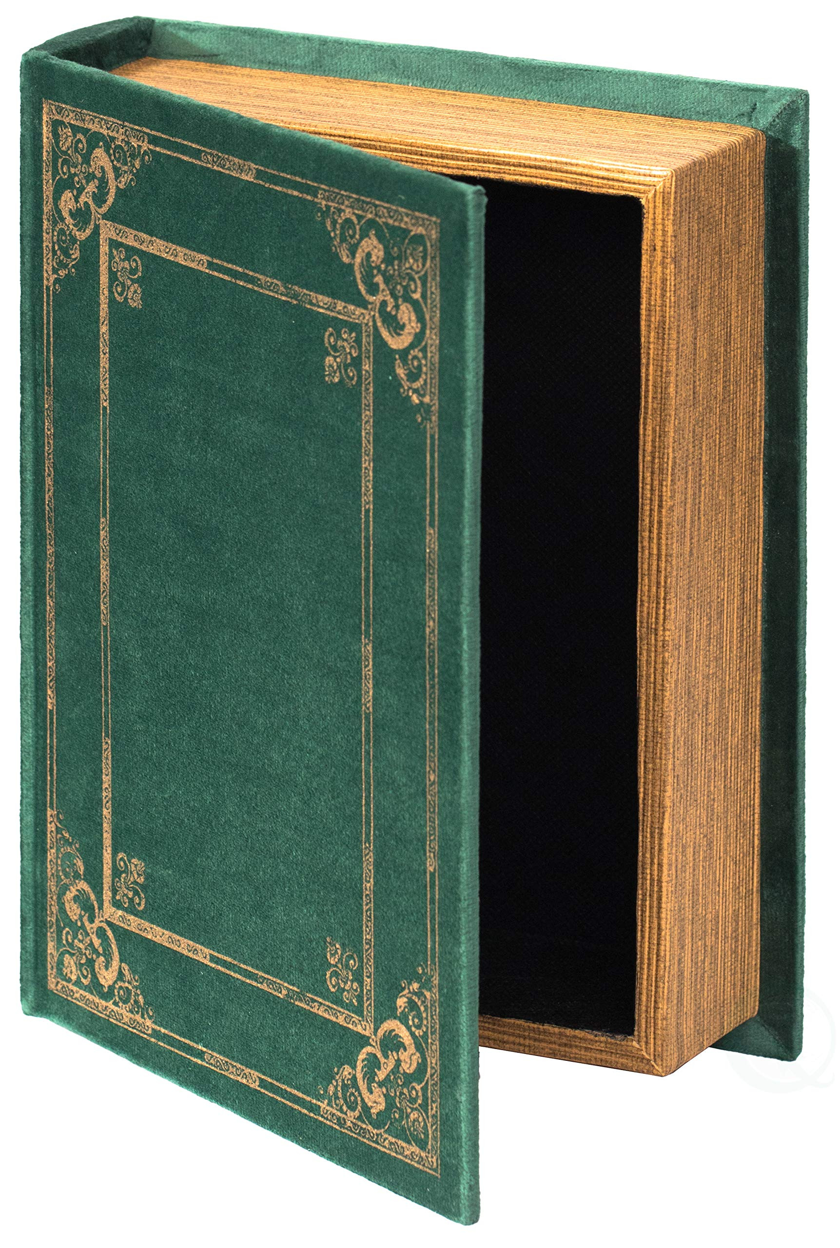 Decorative Vintage Book Shaped Trinket Storage Box- Green | Amazon (US)