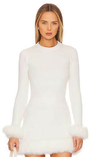 Fran Top in White Knit | Revolve Clothing (Global)