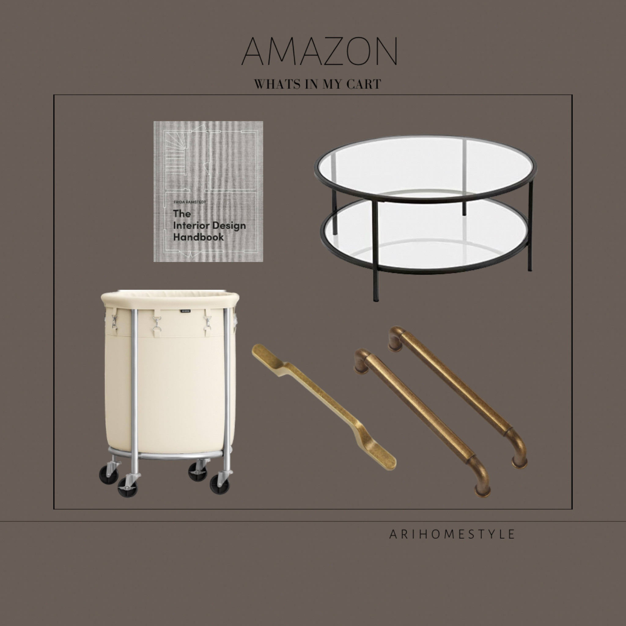 Items in my Amazon cart
Coffee table, book, hamper, hardware

#LTKhome