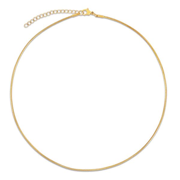 Ellie Vail - Amara Dainty Snake Chain Choker Necklace | Ellie Vail Jewelry