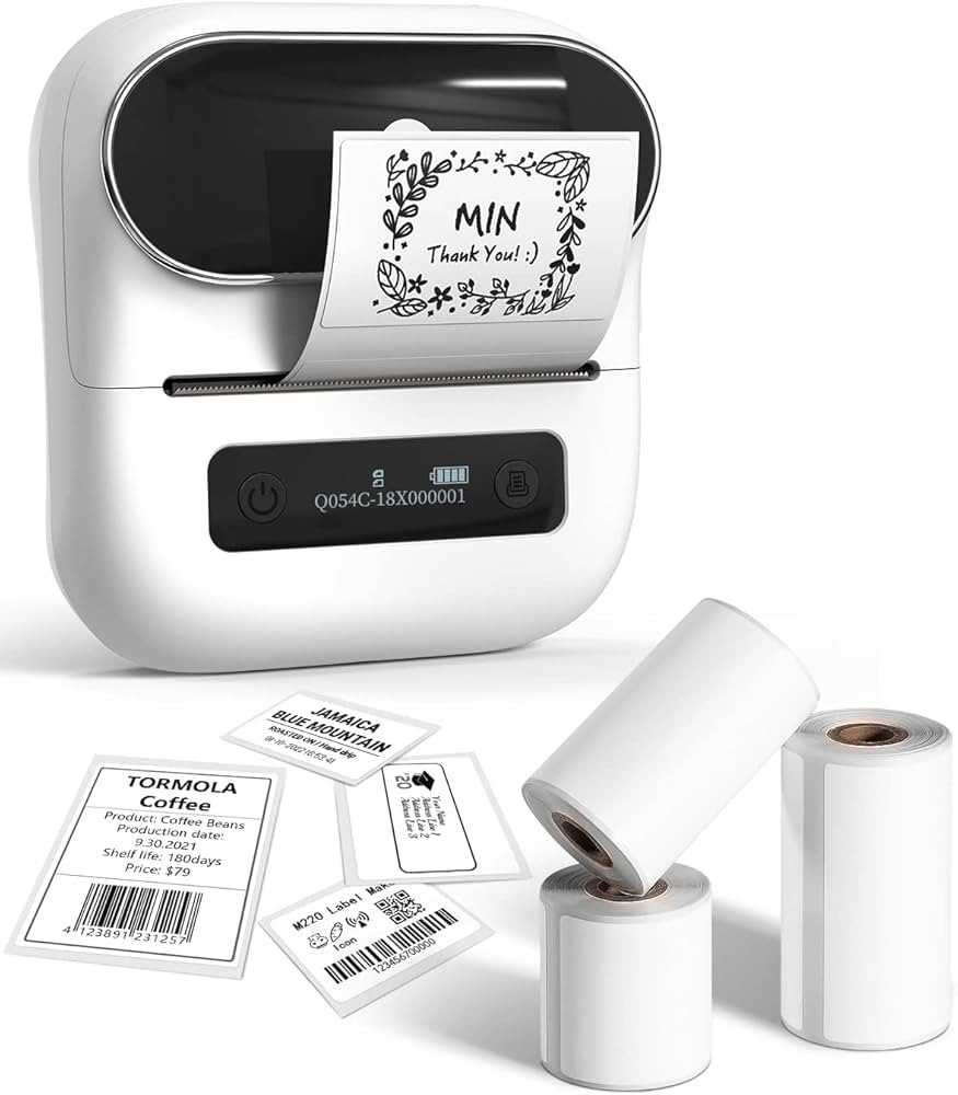 M220 Label Maker, Phomemo New Flagship 3.14 Inch Bluetooth Portable Thermal Label Printer for Bar... | Amazon (US)
