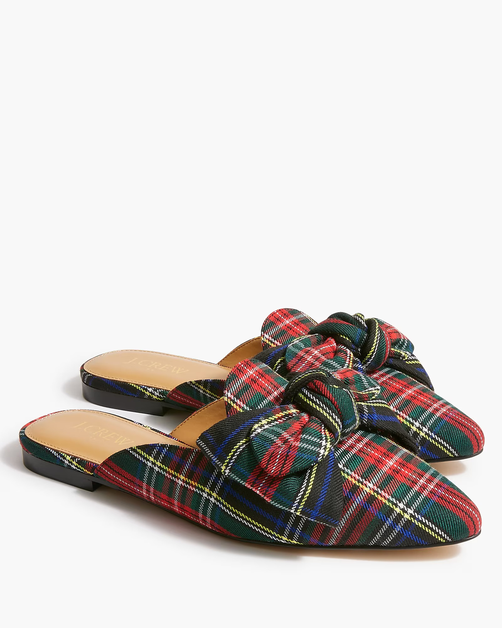 Tartan slip-on mules | J.Crew Factory
