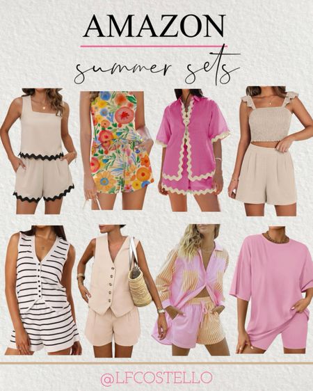 Amazon summer sets - matching sets 

#LTKmidsize #LTKstyletip #LTKfindsunder50