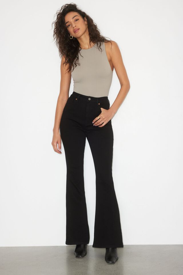 Hailey Flared Jeans | Dynamite Clothing