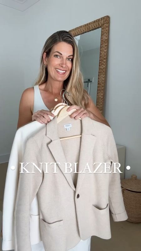 Wearing xs in the tan blazers and small in the white. Small tall jeans (I’m 5’11” - use code RACHELXSPANX for a discount).  

#LTKover40 #LTKsalealert #LTKworkwear