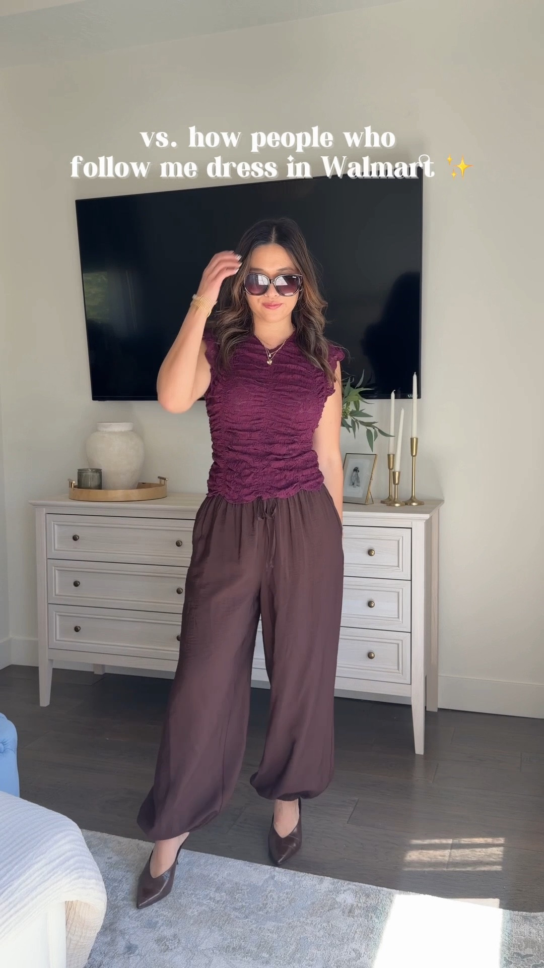 Walmart Fall outfits 

Peplum LS - Small
Purple Shirred Top - Small
Balloon Pants - Small
Bomber Jacket - Small
Floral Paisley Dress - Small
Blue Sweater - Medium
Green Dress - Small
Plaid Blazer - Small
Denim - 6
Jeweled LS Top - Medium
Purple Pants - Medium

#LTKootd #LTKSeasonal #LTKOver40