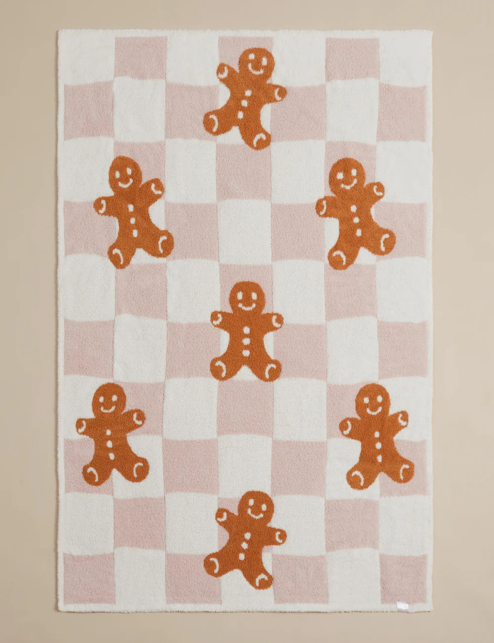 TSC x Madi Nelson: Gingerbread Checkered Buttery Blanket- Pre-Order 11-30 or sooner | The Styled Collection